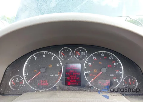 2002 Audi A6 3.0L из США, поврежденный, VIN WAULT64B52N073029